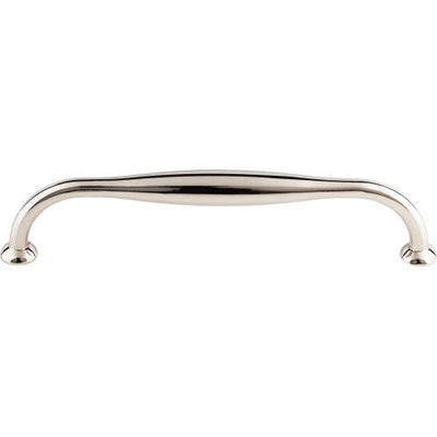 Top Knobs Shrewsbury D Pull 7 1/2" c-c in Polished Nickel
