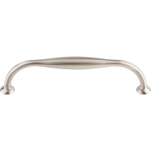 Top Knobs Shrewsbury D Pull 5 1/16" c-c in Brushed Satin Nickel