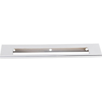 Top Knobs Europa Cut Out Tab Pull 6" c-c in Polished Chrome