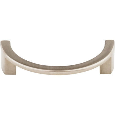 Top Knobs Half Circle Open Pull 3 1/2" c-c in Brushed Satin Nickel