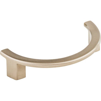 Top Knobs Half Circle Open Pull 3 1/2" c-c in Brushed Satin Nickel