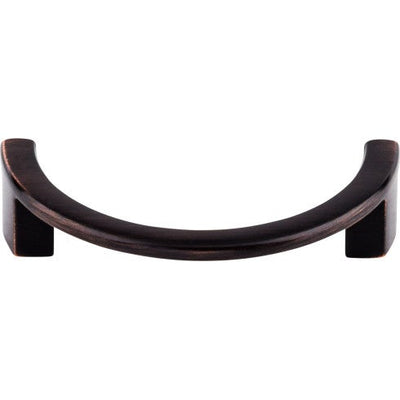 Top Knobs Half Circle Open Pull 3 1/2" c-c in Tuscan Bronze