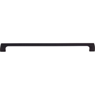 Top Knobs Holland Pull 12" c-c in Flat Black