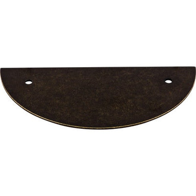 Top Knobs Half Circle Backplate 3 1/2" c-c in German Bronze