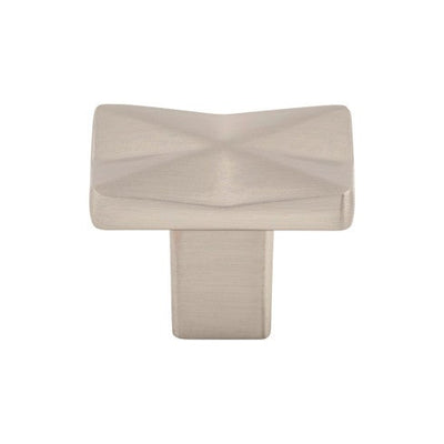 Top Knobs Quilted Knob 1 1/4" in Brushed Satin Nickel