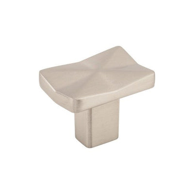 Top Knobs Quilted Knob 1 1/4" in Brushed Satin Nickel