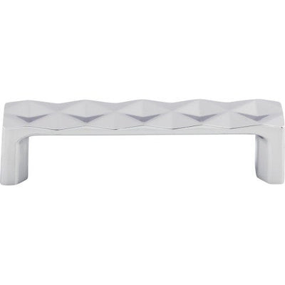 Top Knobs Quilted Pull 3 3/4" c-c in Polished Chrome