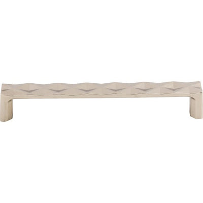 Top Knobs Quilted Pull 6 5/16" c-c in Polished Nickel