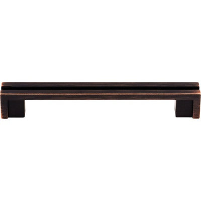 Top Knobs Flat Rail Pull 5" c-c in Tuscan Bronze