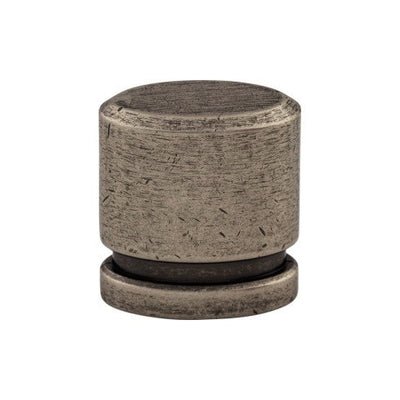 Top Knobs Oval Knob 1" in Pewter Antique