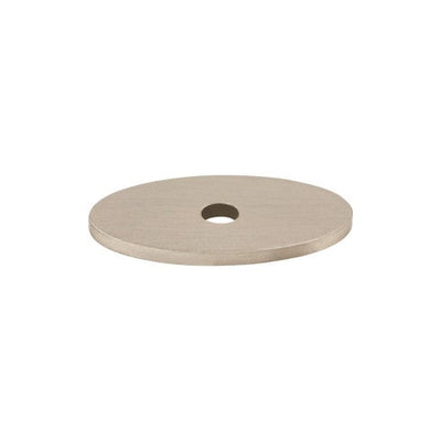 Top Knobs Oval Backplate 1 1/4" in Brushed Satin Nickel