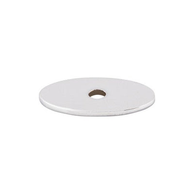 Top Knobs Oval Backplate 1 1/4" in Polished Chrome