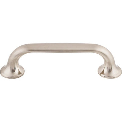 Top Knobs Oculus Oval Pull 3 3/4" c-c in Brushed Satin Nickel