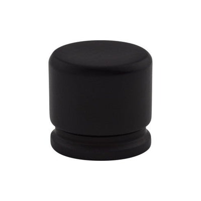 Top Knobs Oval Knob 1 1/8" in Flat Black