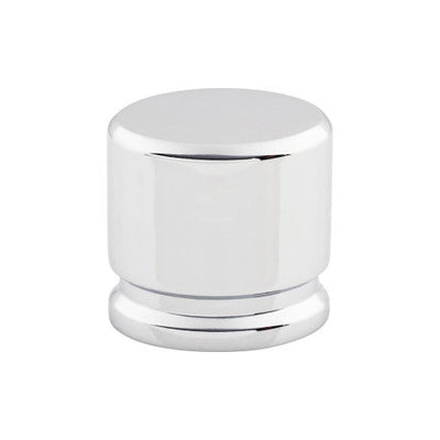 Top Knobs Oval Knob 1 1/8" in Polished Chrome