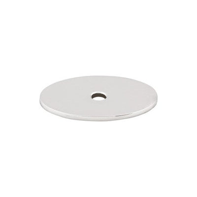 Top Knobs Oval Backplate 1 1/2" in Polished Chrome