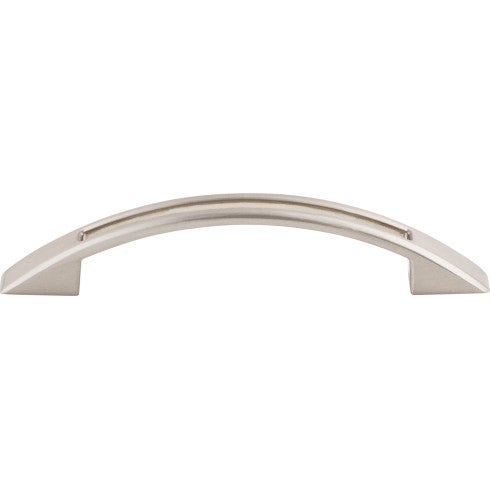 Top Knobs Tango Cut Out Pull 3 3/4" c-c in Brushed Satin Nickel