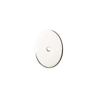 Top Knobs Oval Backplate 1 3/4" in Polished Nickel