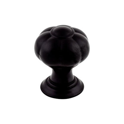 Top Knobs Allington Knob 1" in Flat Black
