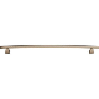 Top Knobs Arched Pull 12" c-c in Pewter Antique