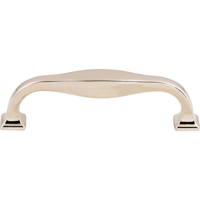 Top Knobs Contour Pull 3 3/4" c-c in Polished Nickel