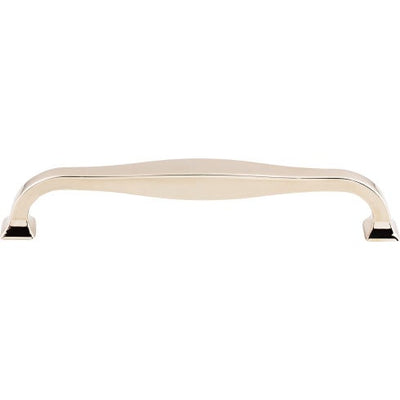 Top Knobs Contour Pull 6 5/16" c-c in Polished Nickel