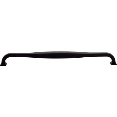 Top Knobs Contour Pull 12" c-c in Flat Black