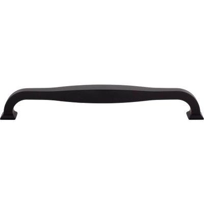 Top Knobs Contour Pull 12" c-c Appliance Pull in Flat Black