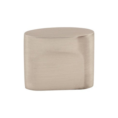 Top Knobs Oval Slot Knob 3/4" c-c in Brushed Satin Nickel