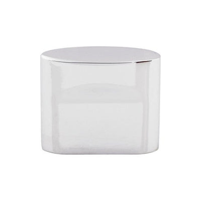 Top Knobs Oval Slot Knob 3/4" c-c in Polished Chrome