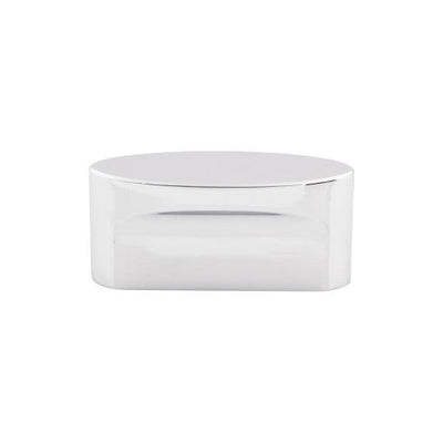Top Knobs Oval Slot Knob 1 1/2" c-c in Polished Chrome