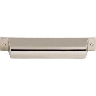 Top Knobs Channing Cup Pull 5" c-c in Polished Nickel