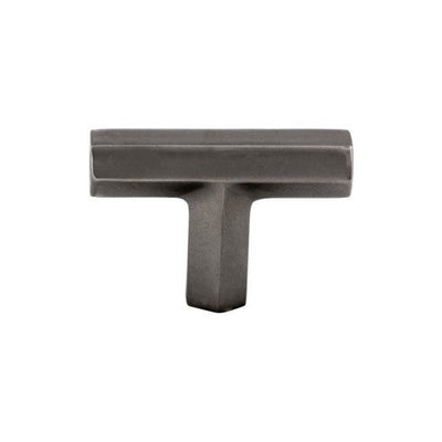 Top Knobs Lydia T Shape Knob 1 3/4" in Ash Gray