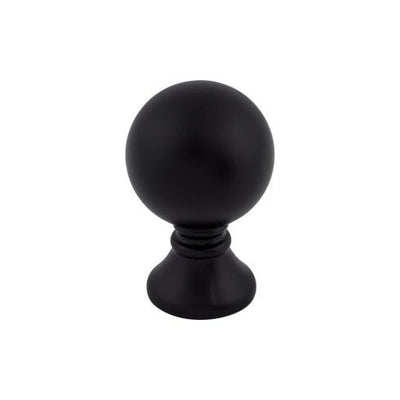 Top Knobs Kara Knob 1" in Flat Black