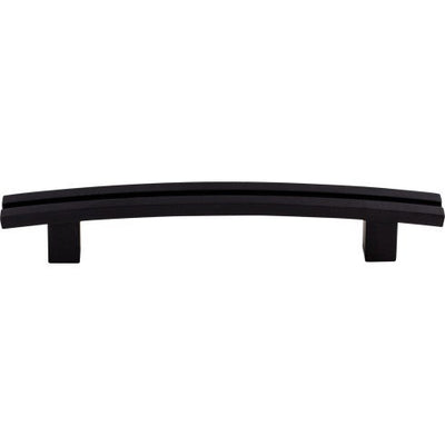 Top Knobs Inset Rail Pull 5" c-c in Flat Black