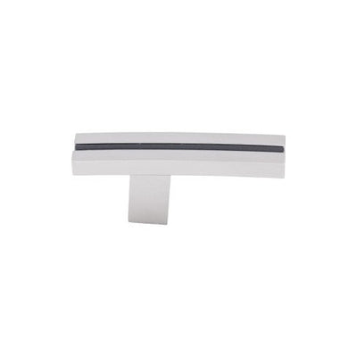 Top Knobs Inset Rail Knob 2 5/8" in Polished Chrome