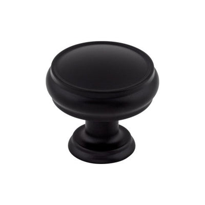 Top Knobs Eden Knob 1 3/8" in Flat Black