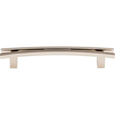Top Knobs Flared Pull 5" c-c in Polished Nickel