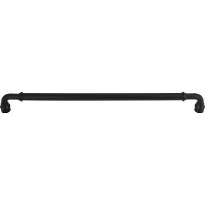 Top Knobs Brixton Pull 18" c-c Appliance Pull in Flat Black