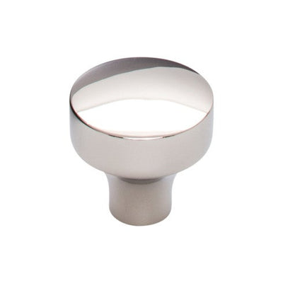 Top Knobs Kinney Knob 1 1/8" in Polished Nickel