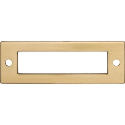 Top Knobs Hollin Backplate 3" c-c in Honey Bronze