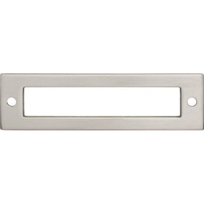 Top Knobs Hollin Backplate 3 3/4" c-c in Brushed Satin Nickel