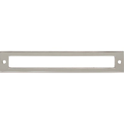 Top Knobs Hollin Backplate 6 5/16" c-c in Polished Nickel