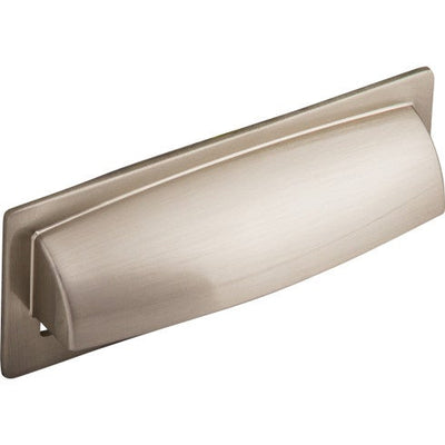 Top Knobs Hollin Cup Pull 3 3/4" c-c in Brushed Satin Nickel