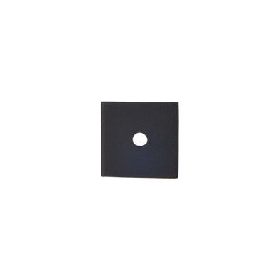 Top Knobs Square Backplate 1" in Flat Black