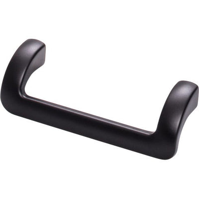 Top Knobs Kentfield Pull 3 3/4" c-c in Flat Black