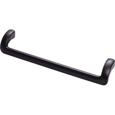 Top Knobs Kentfield Pull 7 9/16" c-c in Flat Black