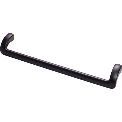 Top Knobs Kentfield Pull 8 13/16" c-c in Flat Black