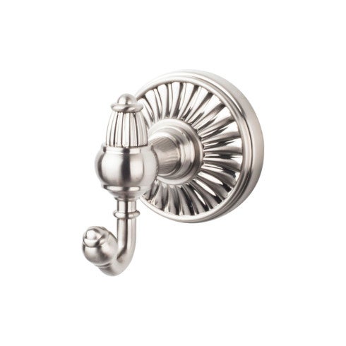 Top Knobs Tuscany Bath Double Hook in Brushed Satin Nickel