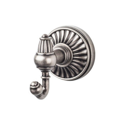 Top Knobs Tuscany Bath Double Hook in Pewter Antique